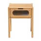 Baxton Studio Naresh Brown Bamboo Wood 1-Drawer End Table - image 4