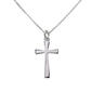 Marsala Fine Silver Plated Cross Pendant Necklace - image 1