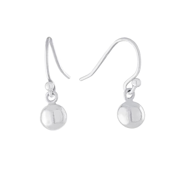 Athra 6mm Sterling Silver Ball Drop Earrings - image 