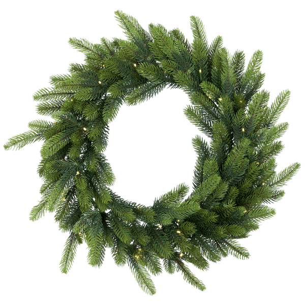 Northlight Real Touch™ 24in. LED Noble Fir Christmas Wreath