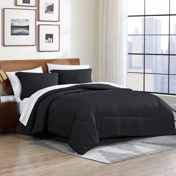 Swift Home Ultra-Soft 8pc. Bed-In-A-Bag Bedding Set