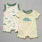 Baby Boy &#40;NB-9M&#41; Chick Pea&#40;R&#41; 2pk Mommy''s Cute-A-Saurus Rompers - image 1