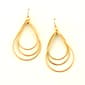 Freedom Nickel Free Gold Dangle Teardrop Earrings - image 1
