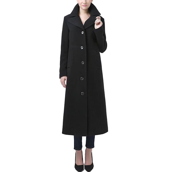 Womens BGSD Long Wool Maxi Walking Coat - image 