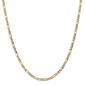 Unisex Gold Classics&#40;tm&#41; 3.5mm. 14k Semi Solid Figaro Chain Necklace - image 1