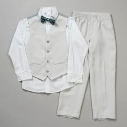 Boys (4-7) Van Heusen(R) Heather Pique Vest Set