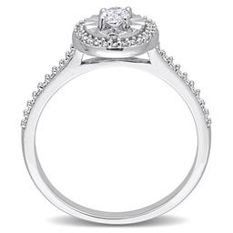 Diamond Classics™ 14kt. White Gold 1/3ctw. Diamond Ring