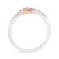 Haus of Brilliance 14kt. Gold Plated Diamond Heart Promise Ring - image 3