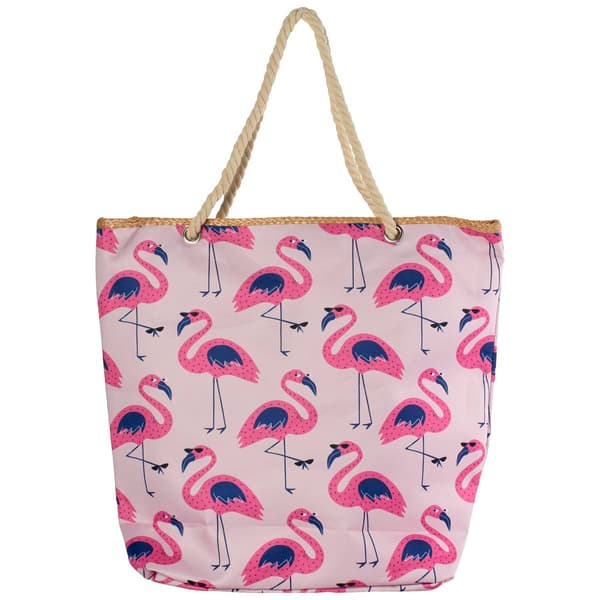 Renshun Flamingo Beach Tote