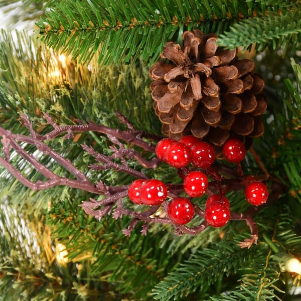 Puleo International 4.5ft. Pre-Lit Potted Christmas Tree