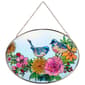 Blue Bird Roses Suncatcher - image 1