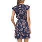 Petite MSK Flutter Sleeve Floral Midi V-Neck Chiffon Dress - image 2