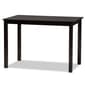 Baxton Studio Luisa Dark Brown Finished Wood 5pc. Dining Set - image 3