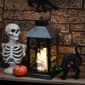 National Tree 16in. Black Halloween Ghost Lantern - image 4