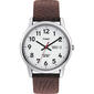 Mens Timex&#40;R&#41; Brown Leather Strap Watch - T200419J - image 1