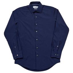 Mens Christian Aujard Fitted Dress Shirt - Navy/White