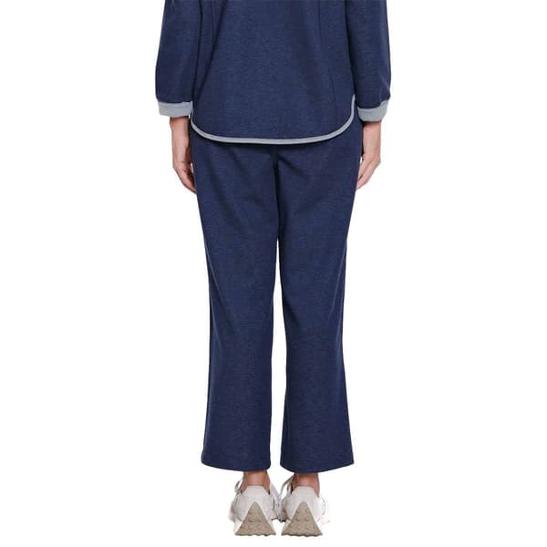 Womens Multiples Pull On Elastic Waist Reversible Ankle Pants