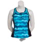 Plus Size ZeroXposur Wavelength Tankini Swim Top - image 1