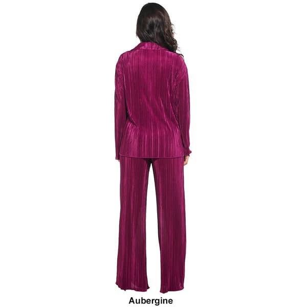 Juniors Almost Famous&#8482; 2pc. Chic Plisse Blouse & Wide Leg Pants
