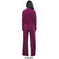 Juniors Almost Famous&#8482; 2pc. Chic Plisse Blouse & Wide Leg Pants - image 2