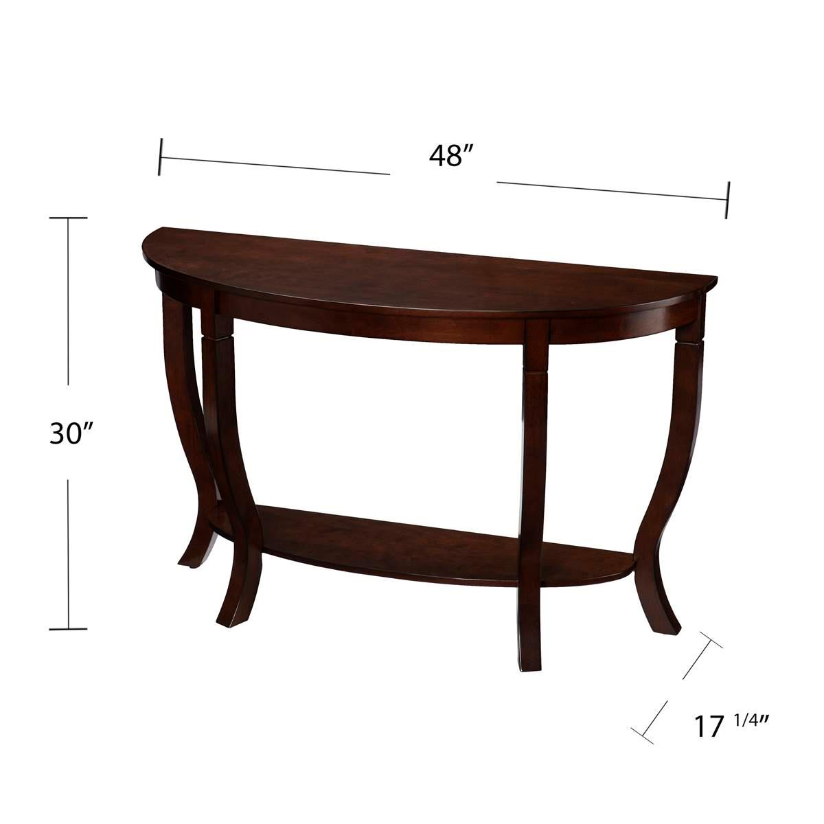 Southern Enterprises Findlay Demilune Console Table