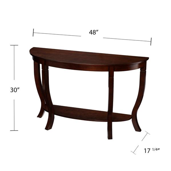 Southern Enterprises Findlay Demilune Console Table
