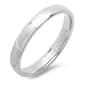 Steeltime Unisex Stainless Steel 4mm Band Ring - image 1