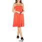 Plus Size 24/7 Comfort Apparel Strapless Mini Empire Waist Dress - image 4