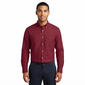 Mens Preswick & Moore(R) Long Sleeve Dress Shirt - Red Dahlia - image 1