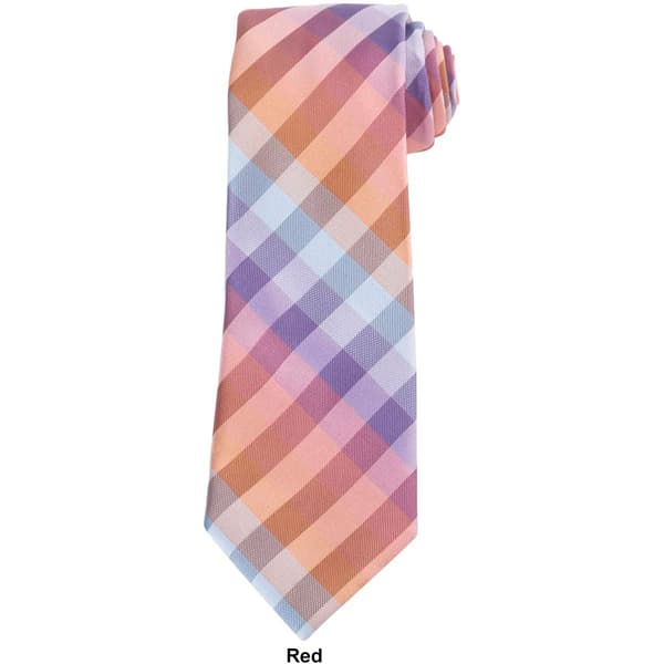 Mens John Henry Zebra Check Tie