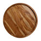9th & Pike® Brown Teak Wood Contemporary Accent Table - image 3