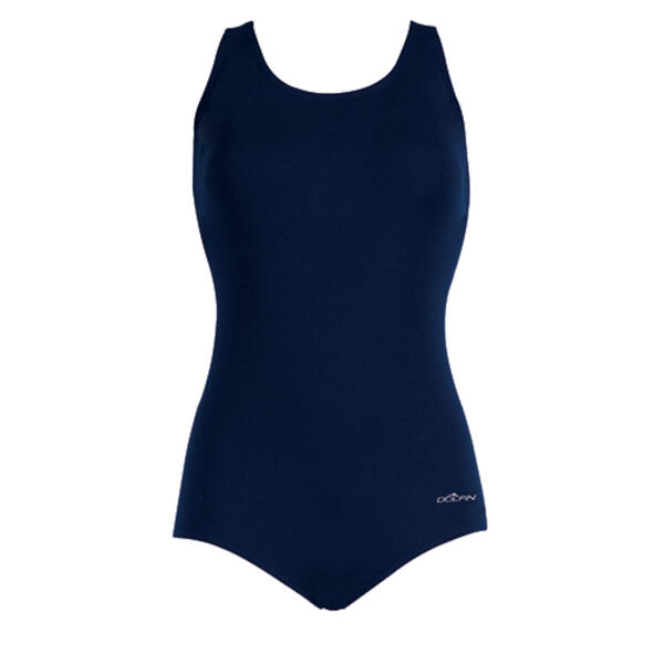 Womens Dolfin&#40;R&#41; Conservative Lap One Piece Swimsuit - Navy - image 