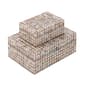 9th & Pike® Wood and Pearl Decorative Boxes - Set of 2 - image 3