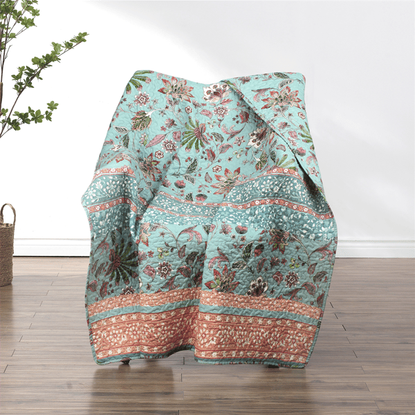 Greenland Home Fashions™ Audrey Reversible Quilted Throw Blanket