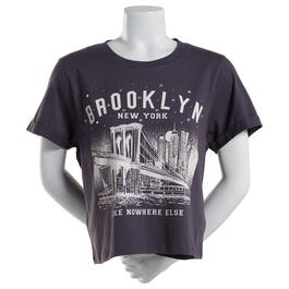 Juniors Attitude Not Included Brooklyn Baby Boxy Graphic Tee