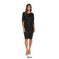 Womens R&amp;M Richards Cocktail Dress w/Draped Sleeves - image 4