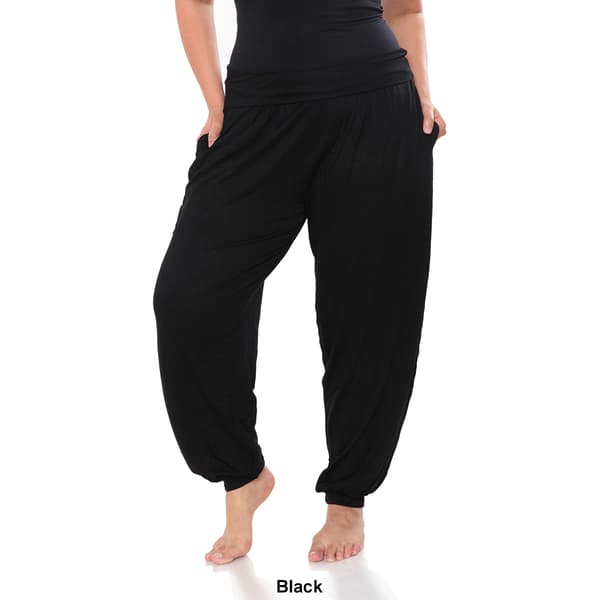 Plus Size White Mark Comfortable Solid Harem Pants