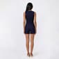 Juniors Love Tree Stretch Denim Button Front Romper - image 2