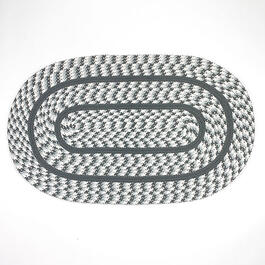 Cottage Braided Oval Accent Rug