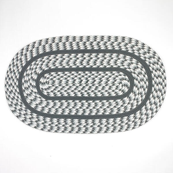 Cottage Braided Oval Accent Rug - image 