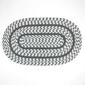 Cottage Braided Oval Accent Rug - image 1