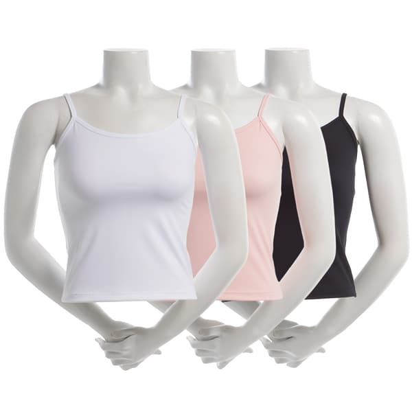 Juniors Urban Rebel 3pk. Cami with Adjustable Strap - image 