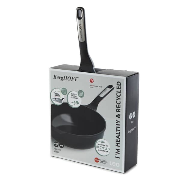 BergHOFF Phantom Nonstick 11in. Ceramic Wok Pan