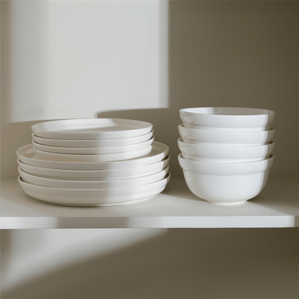 Stone Lain Virtuo 12pc. Dinnerware Porcelain Set