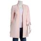 Plus Size Calvin Klein Roll Tab Sleeve Lux Long Open Jacket - image 1