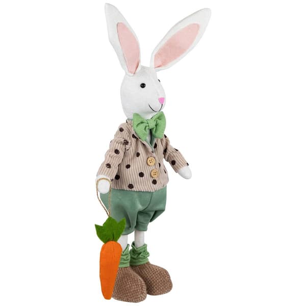 Northlight Seasonal Polka Dot Boy Easter Rabbit Figurine