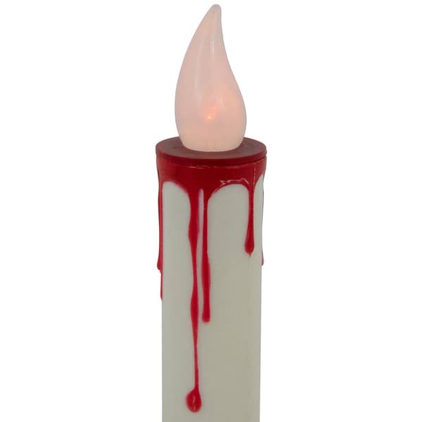 Brite Star 9in. LED Halloween Candle Lamp w/ Blood Effect