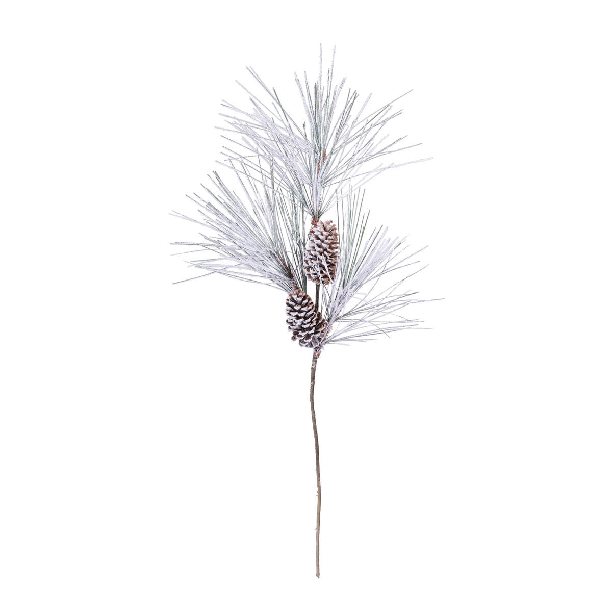 Melrose Flocked Long Needle Pine Spray - Set of 4
