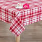 Cottage Classic Red/Pink/White Plaid Tablecloth - image 1