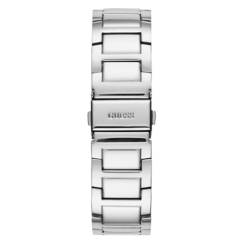 Womens Guess Silver-Tone & Crystal Accented Watch - U1156L1